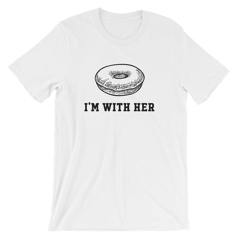 I'm with Her - Unisex short sleeve t-shirt