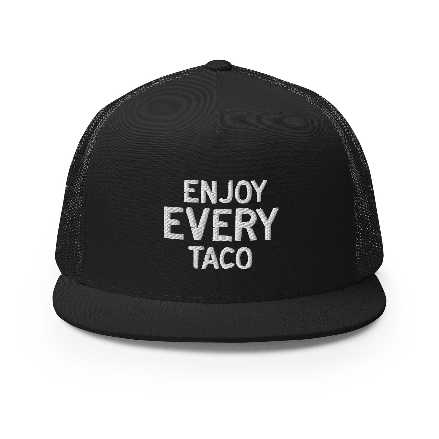 Enjoy Every Taco Trucker Cap - Black