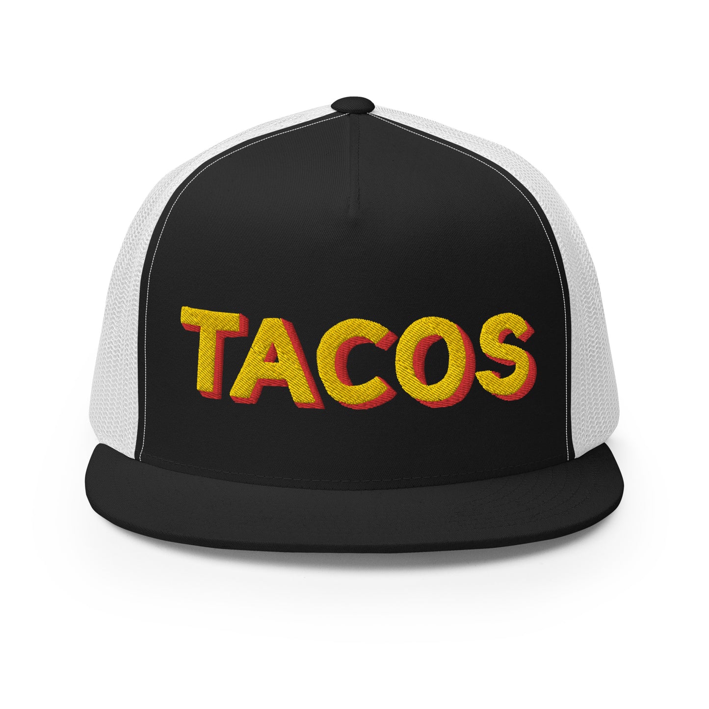 Golden Tacos Trucker Cap - Black and White