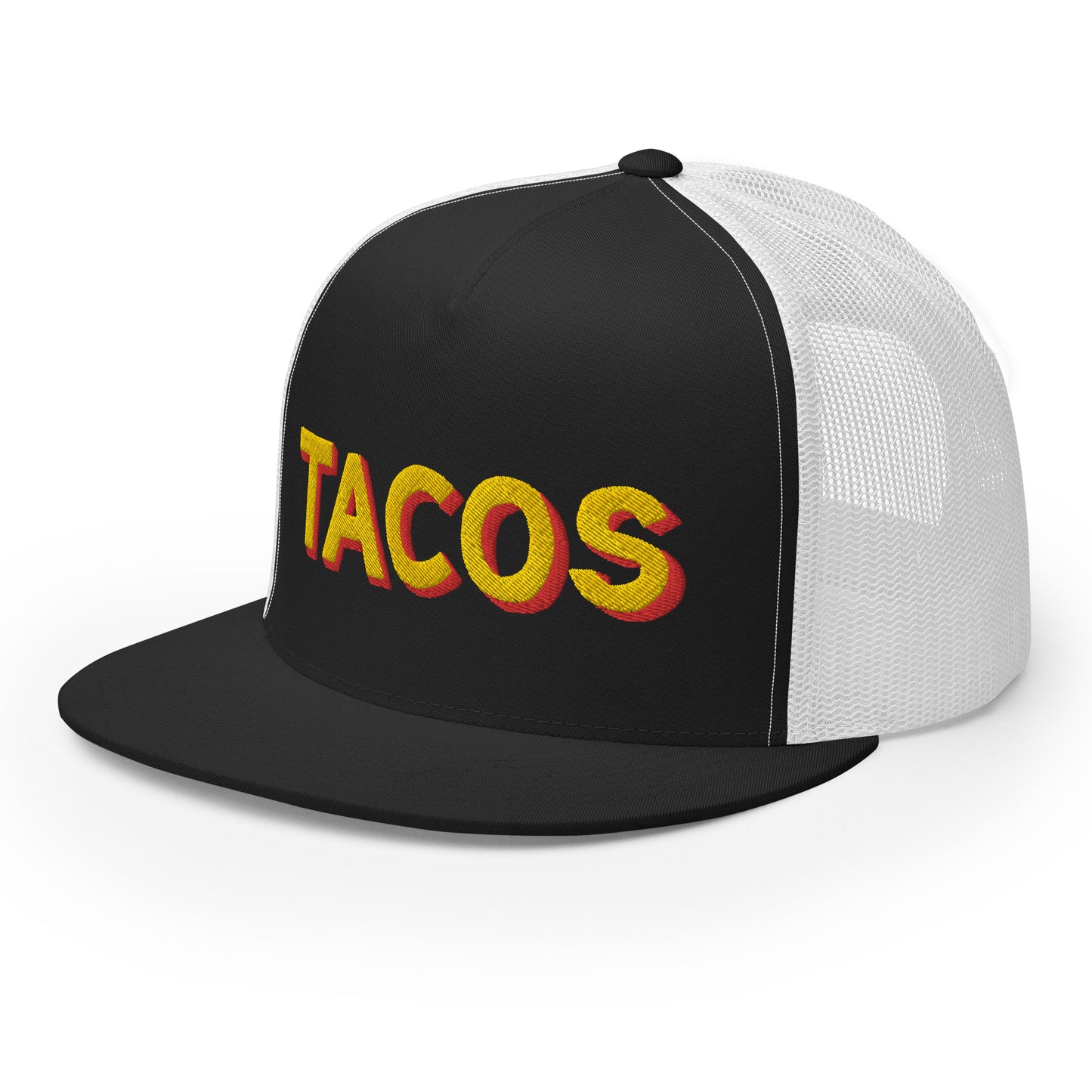 Golden Tacos Trucker Cap - Black and White