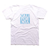 CALIFORNIA - White and Blue - Short Sleeve T-shirt