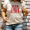 CALIFORNIA - Creme Color Short Sleeve T-shirt