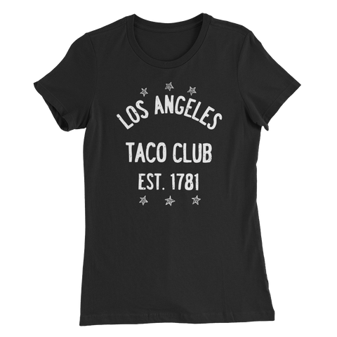 Los Angeles Taco Club - Black Women’s Slim Fit T-Shirt